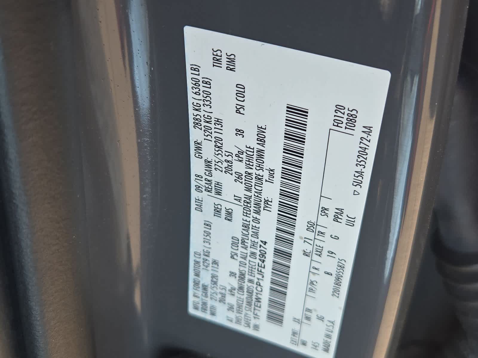 2018 Ford F-150 Base