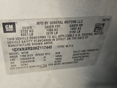 2017 Cadillac XT5 FWD