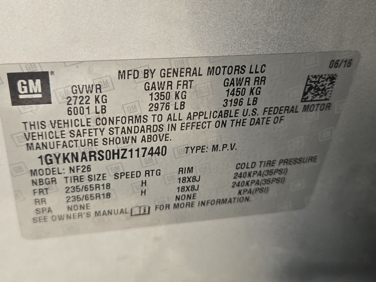 2017 Cadillac XT5 FWD
