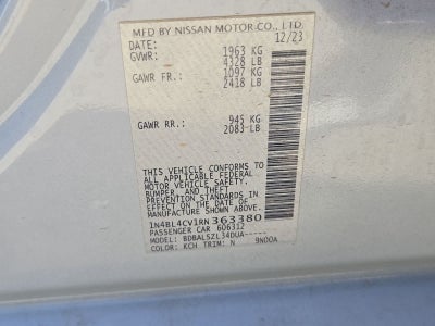 2024 Nissan Altima 2.5 SR