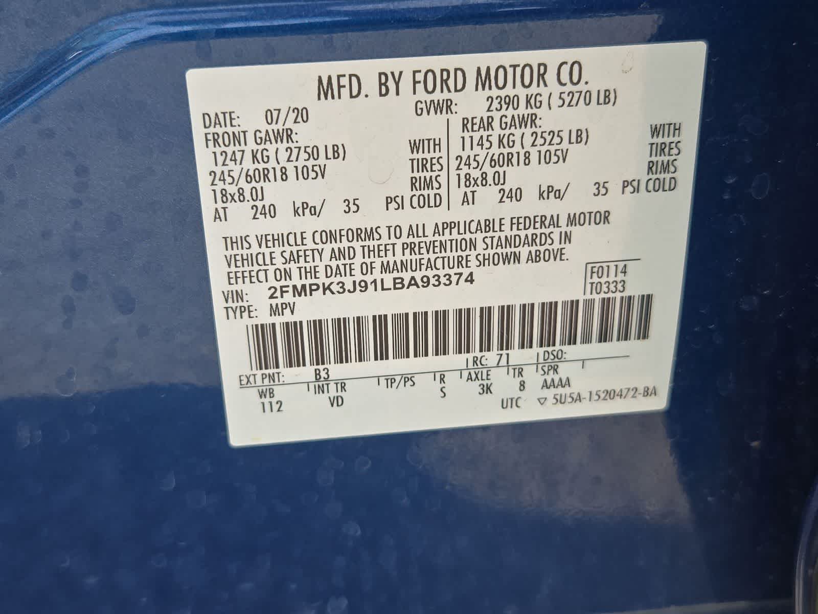 2020 Ford Edge SEL