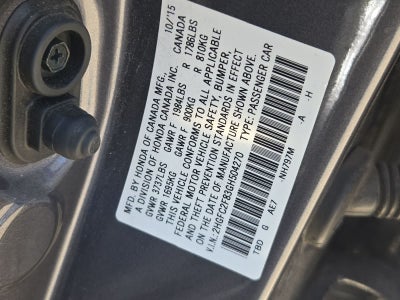 2016 Honda Civic Sedan EX