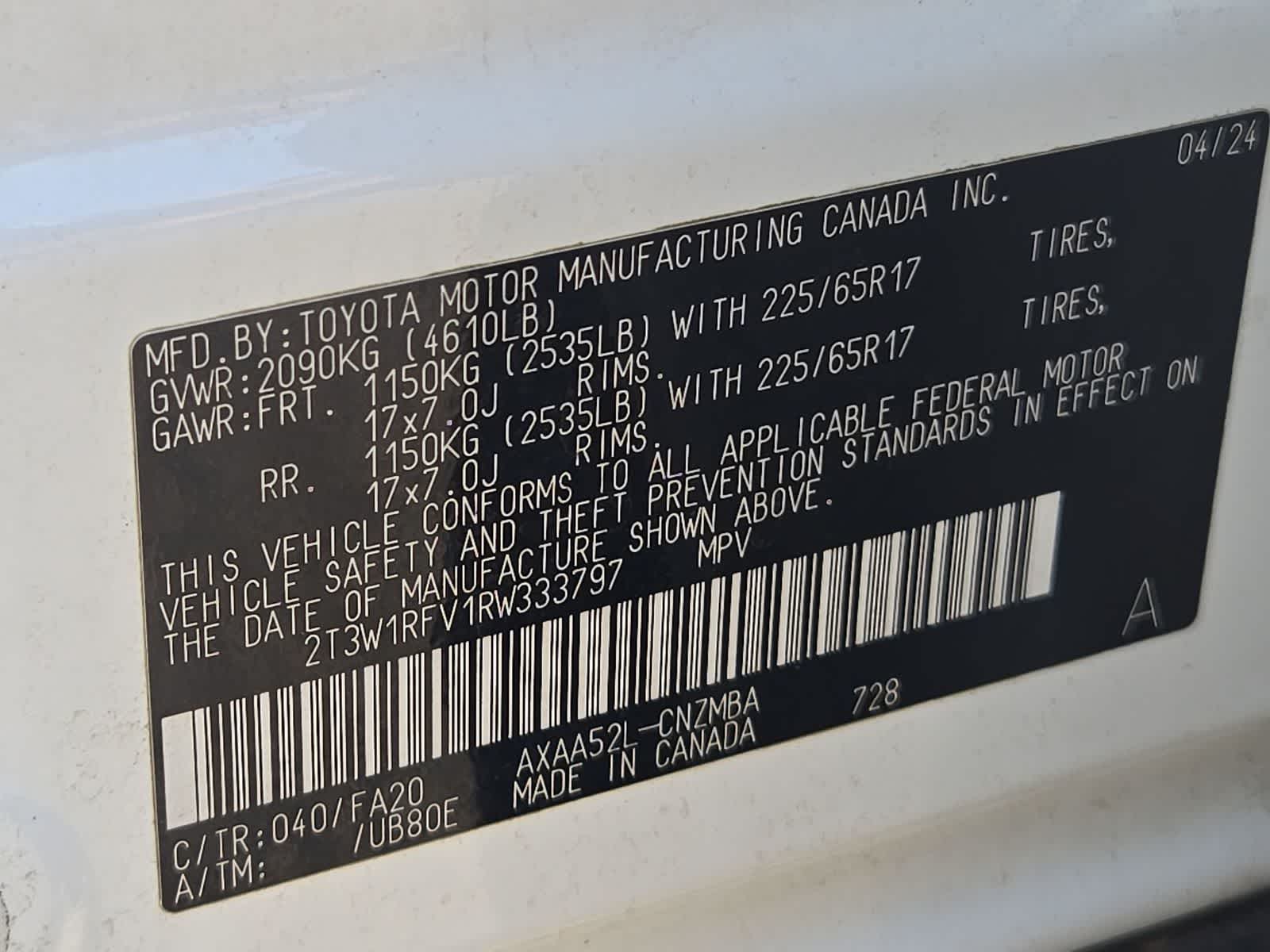 2024 Toyota RAV4 XLE