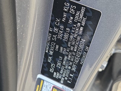 2025 Kia K4 LXS
