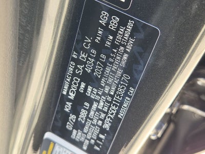 2026 Kia K4 Hatchback EX