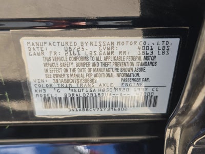 2025 Nissan Sentra SV