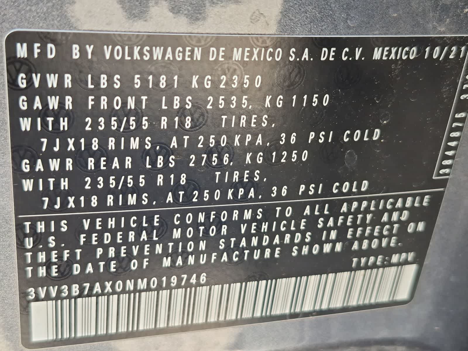2022 Volkswagen Tiguan SE