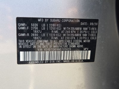 2021 Subaru Outback Limited XT