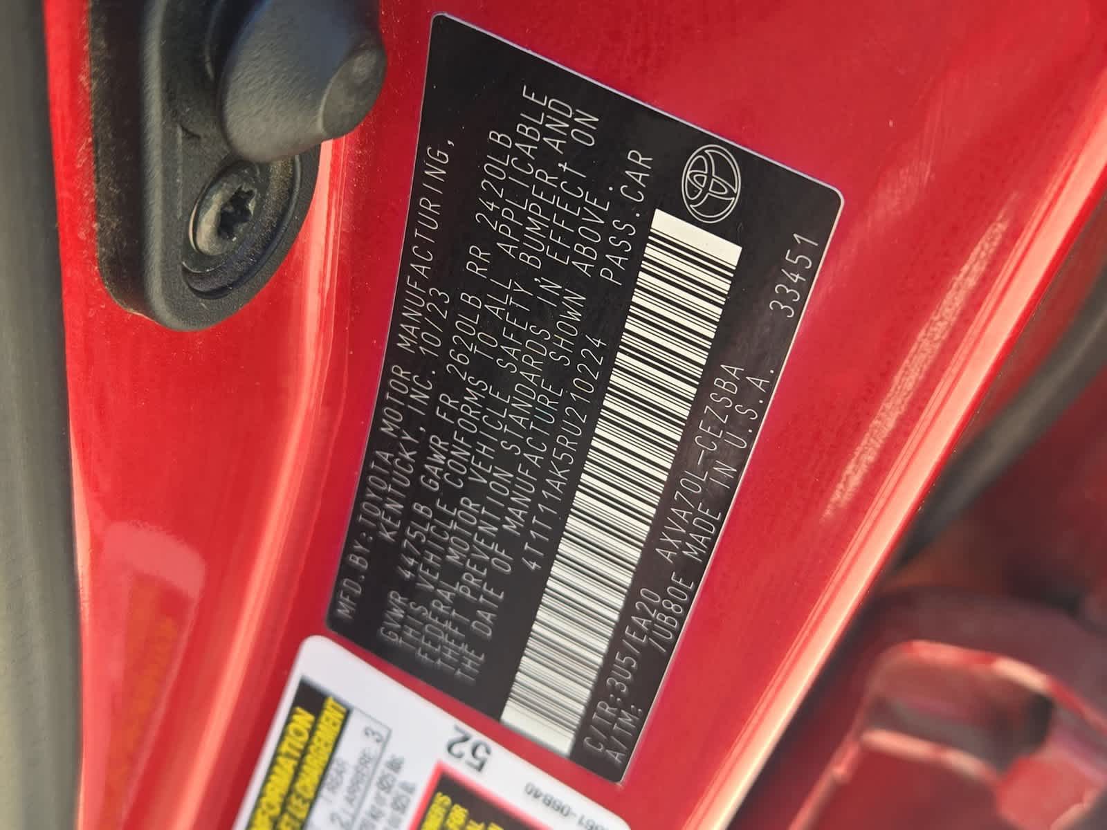 2024 Toyota Camry SE
