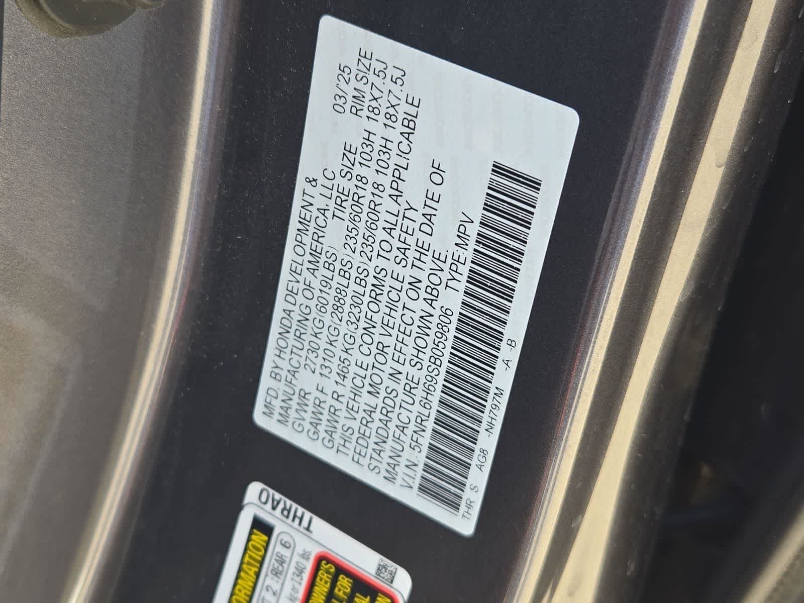 2025 Honda Odyssey EX-L