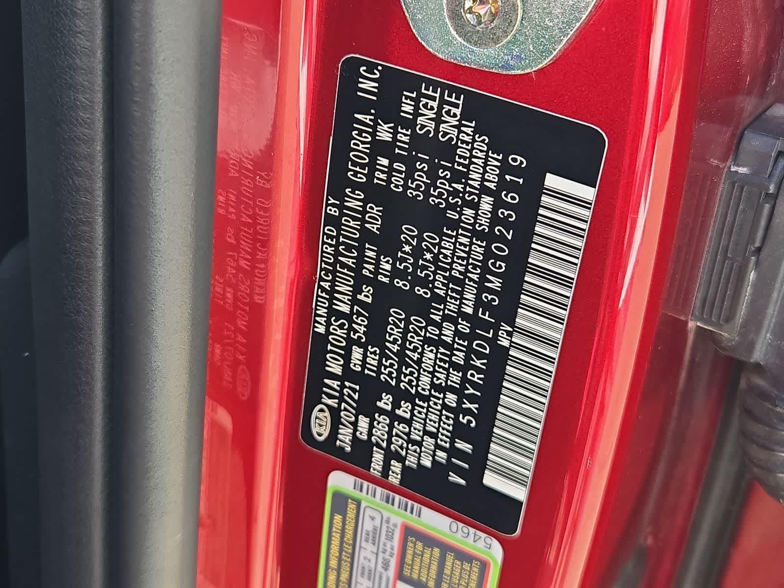 2021 Kia Sorento SX