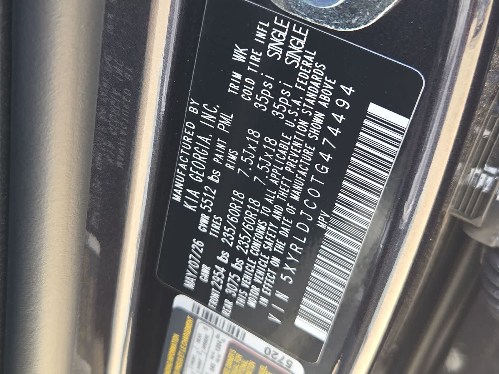 2026 Kia Sorento S