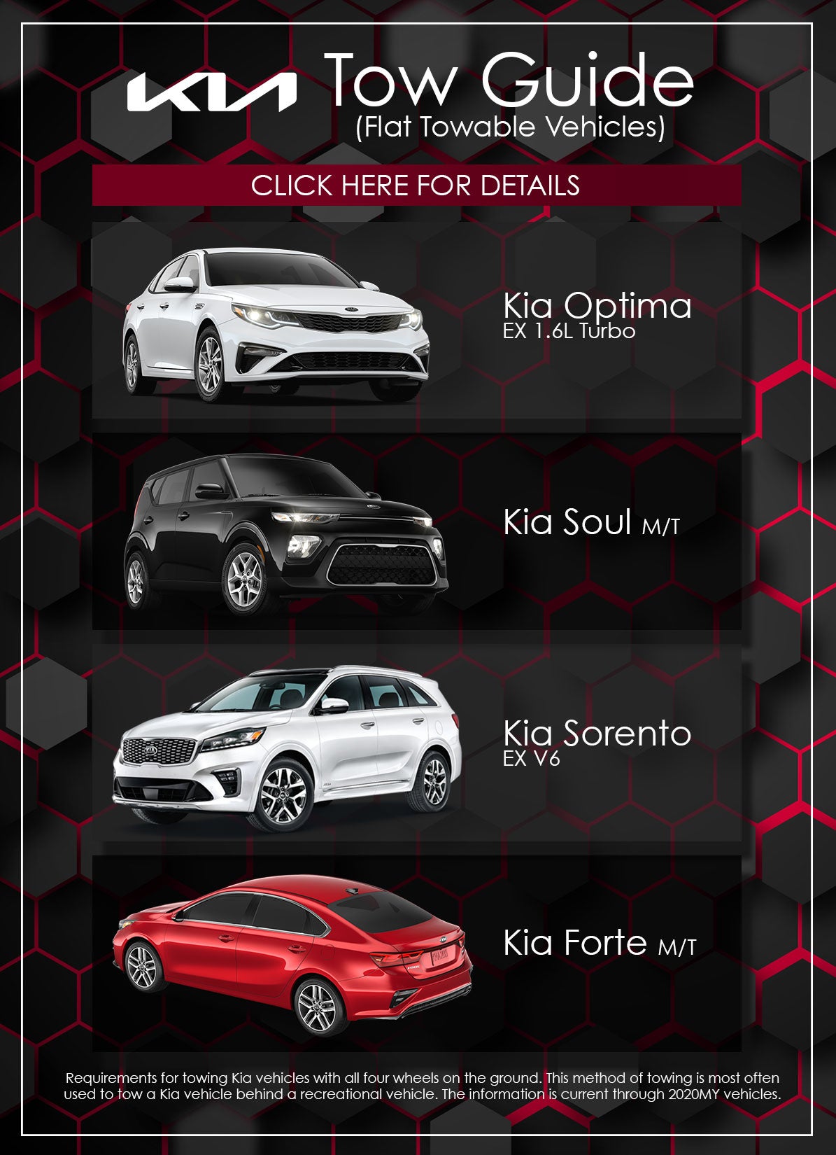 Kia Tow Guide