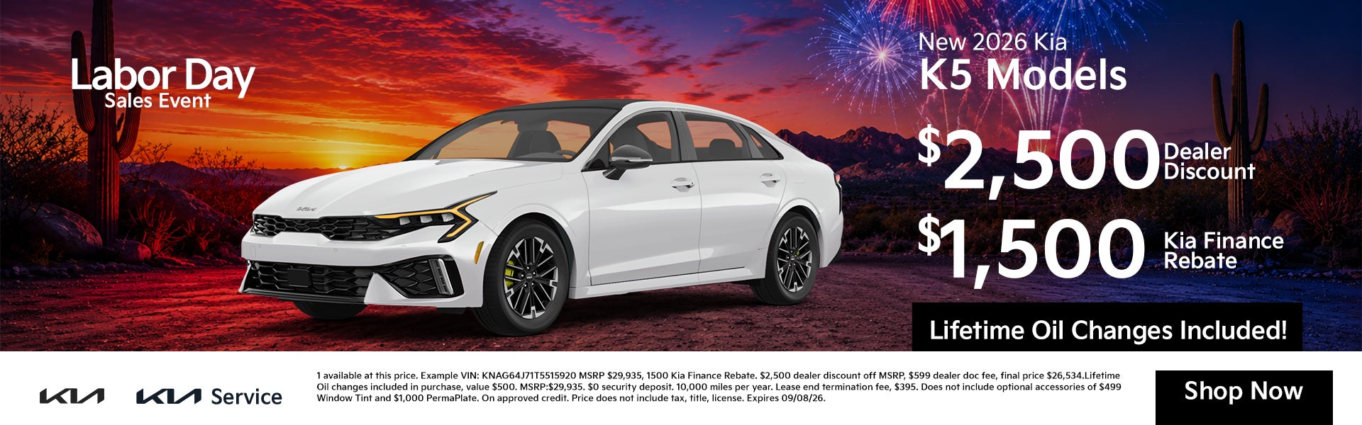 New 2026 Kia K5 Models